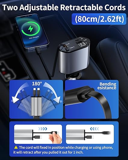 Retractable Car Charger
